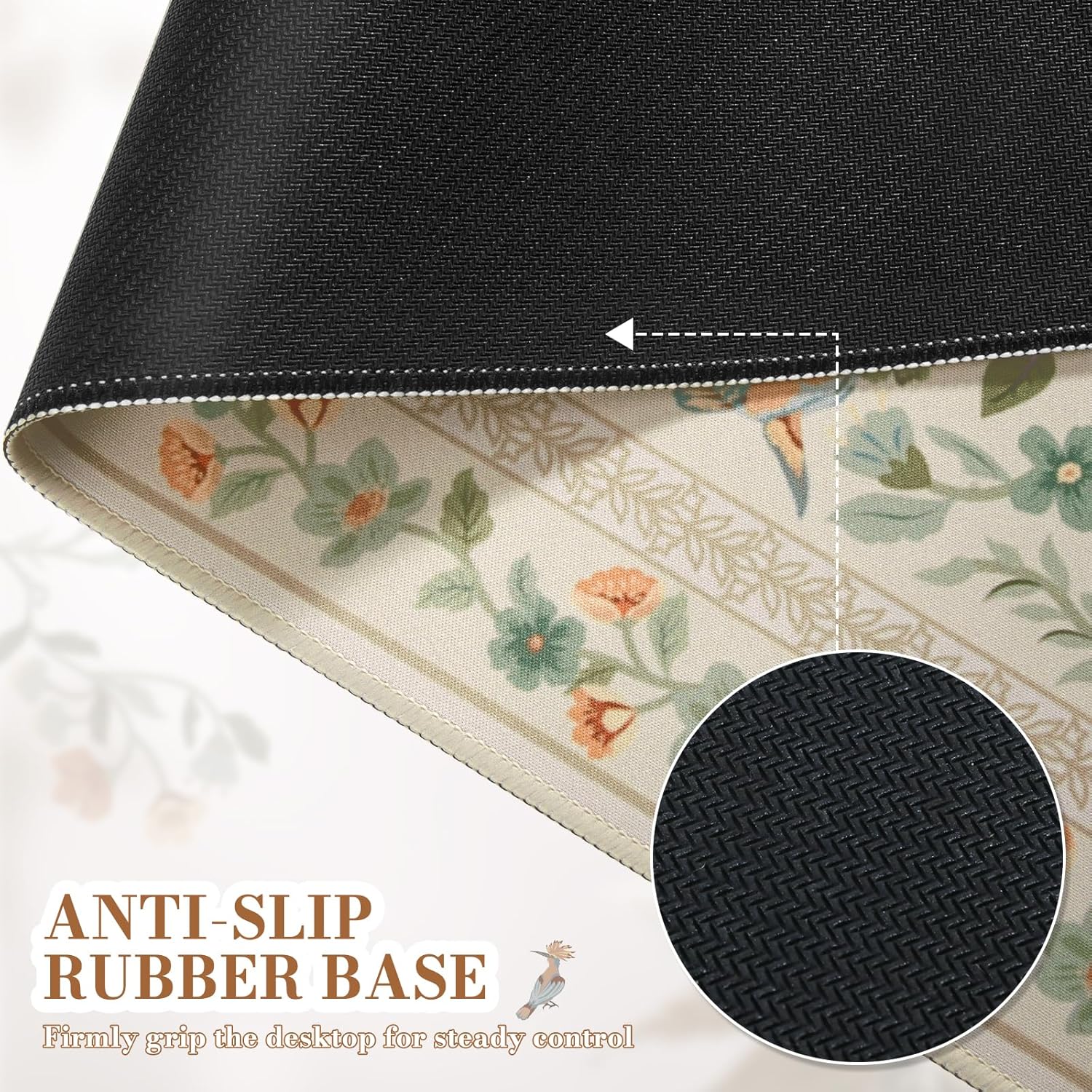 iCasso Desk Mat for Keyboard and Mouse, Large Mouse Pad, Desk Pad Mat, Anti-Slip Big Mousepad with Stitched Edges for Computer Desktop(Beige) 5 81ppudfMCaL. AC SL1500