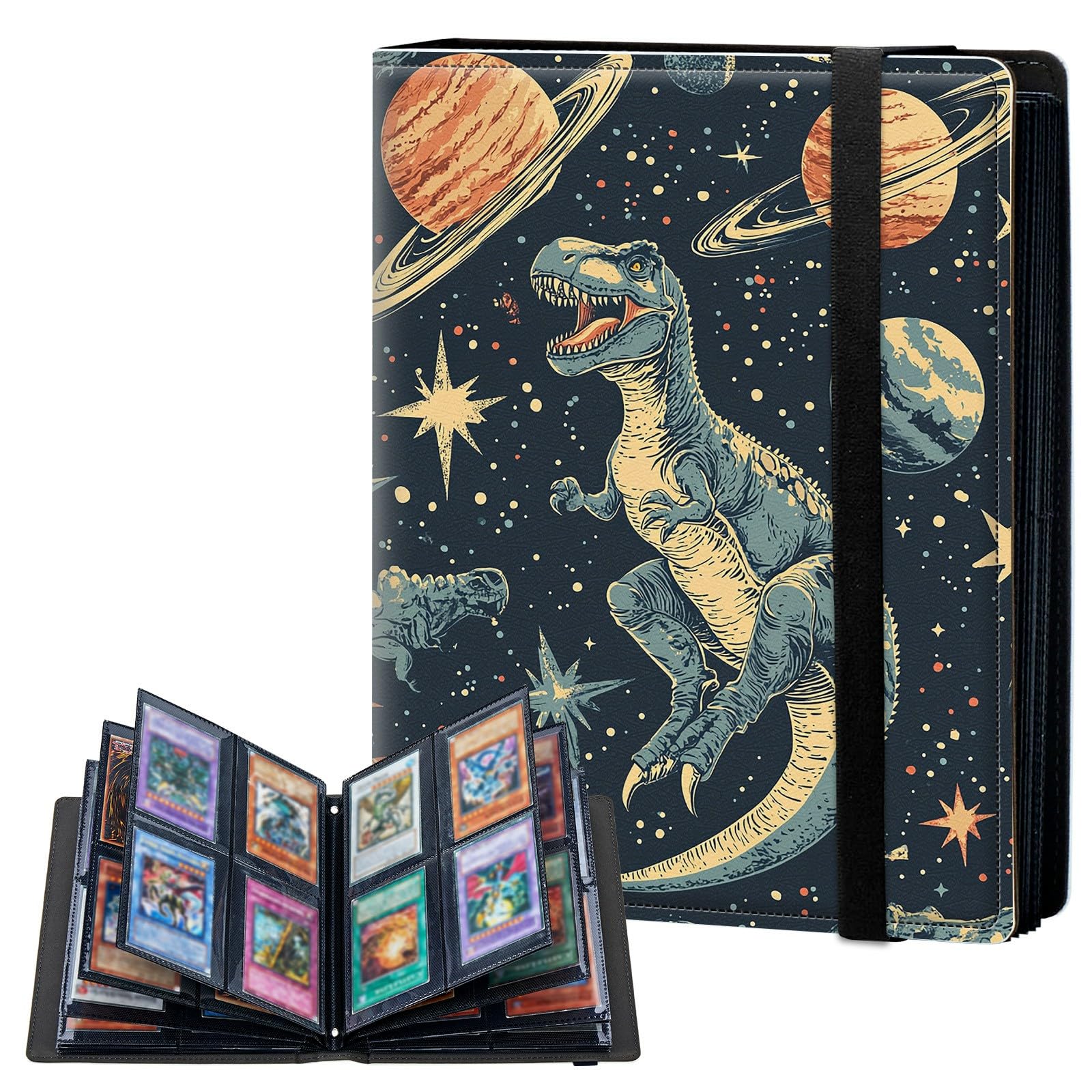 Amazon.com: 4-Pocket Card Binder 50 Pages Holds 400 Cards, Card