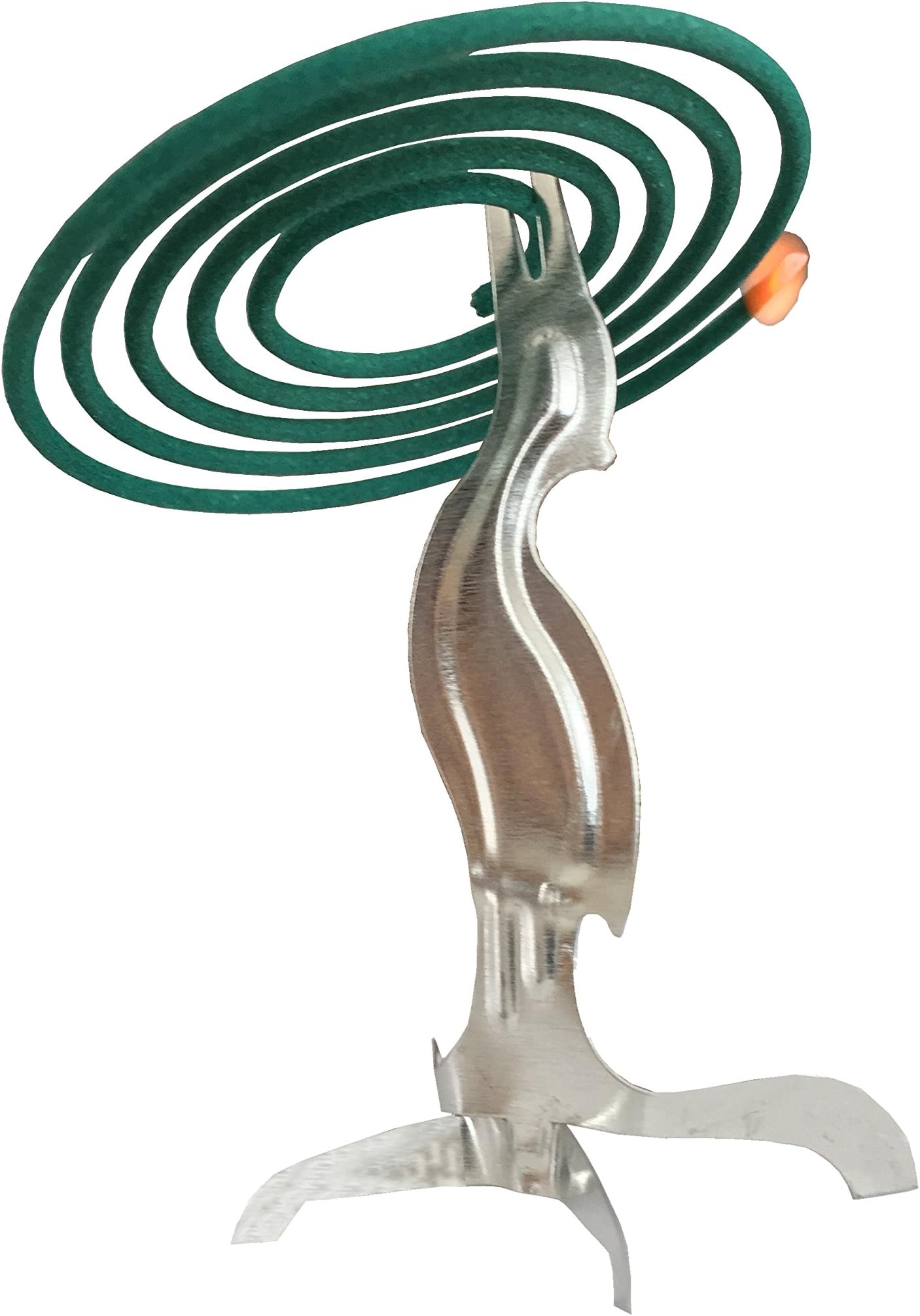 Jasmine Herbal Incense Sticks (32 Japanese Coils) – Includes Ornate Burner & Holder