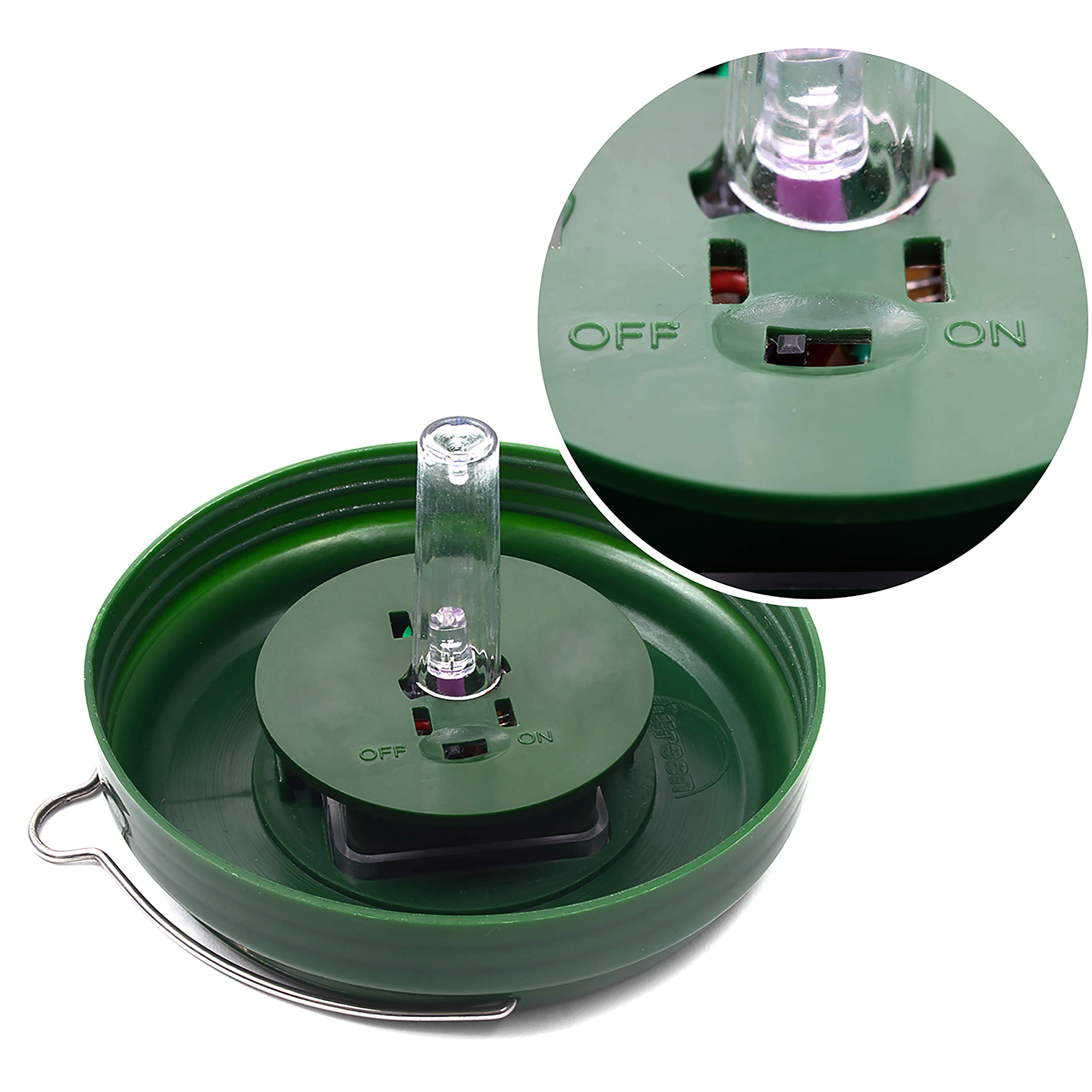 Gardigo® Anti Mosquitos y Trampa Avispas con Panel Solar 2in1 | Insecticida Antimosquitos Exterior | Mosquitos Eliminar del Jardin sin Mata Avispas | Atrapa Insectos, Trampa Avispa Exterior