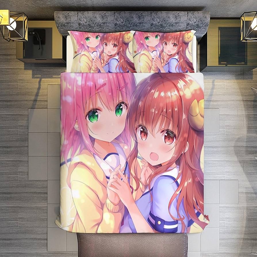 まちカドまぞく　シャミ子＆桃 シーツ まちカドまぞく シャミ子＆桃 シーツ Amazon.co.jp: [まちカドま