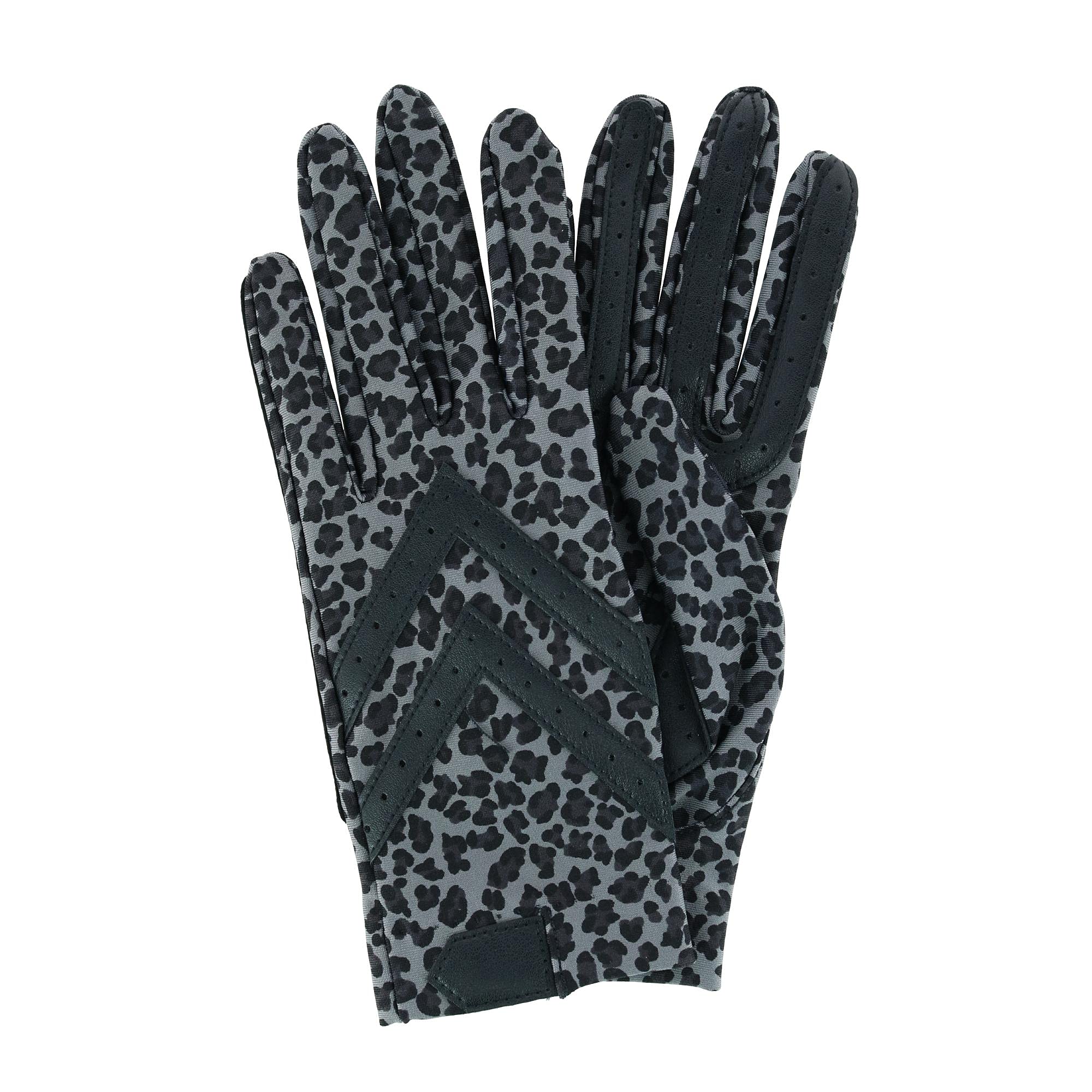 isotonerShortie Tech Touch Gloves, Leopard Print, Large/Extra Large