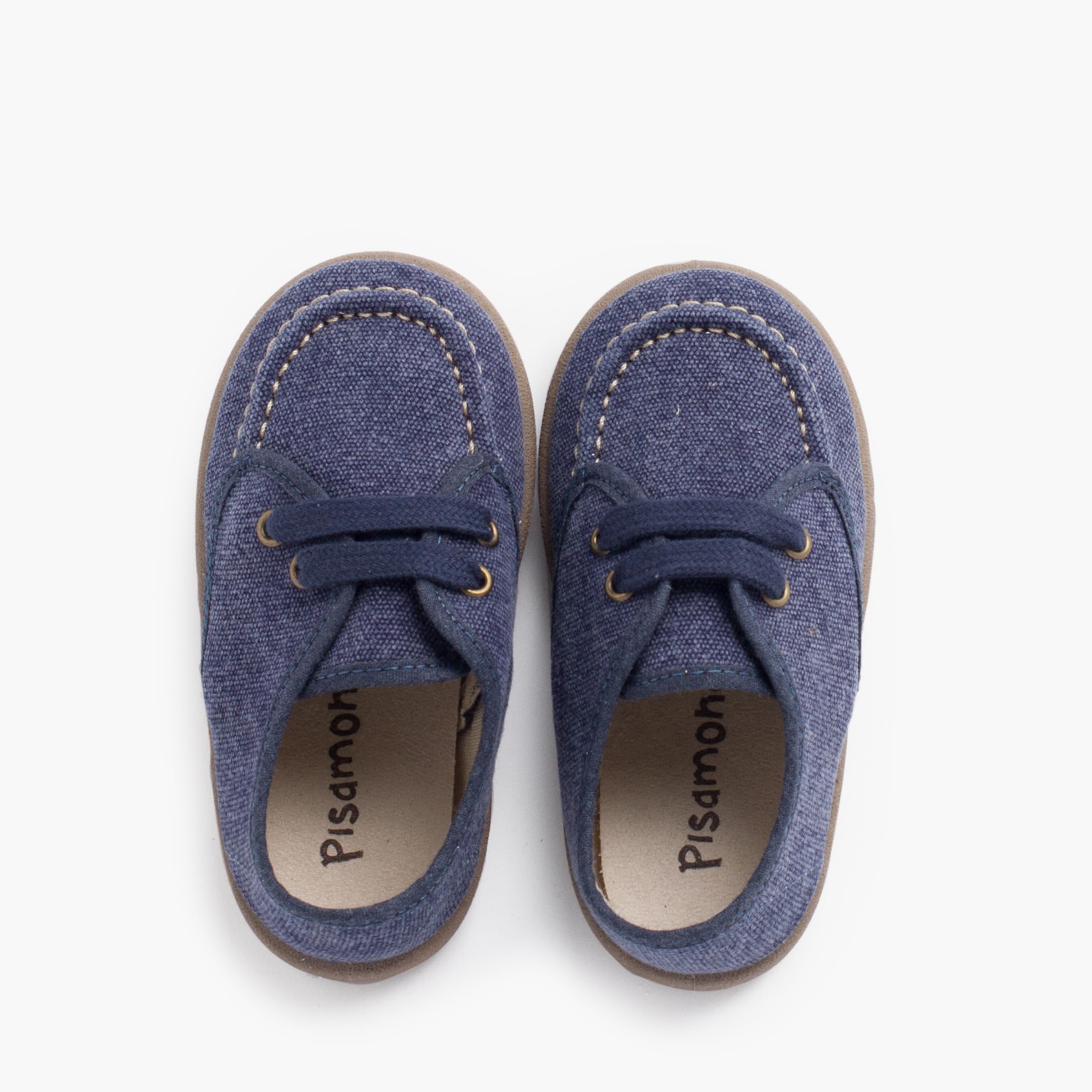 Pisamonas Scarpe da Barca Tela Casual Suola Sport