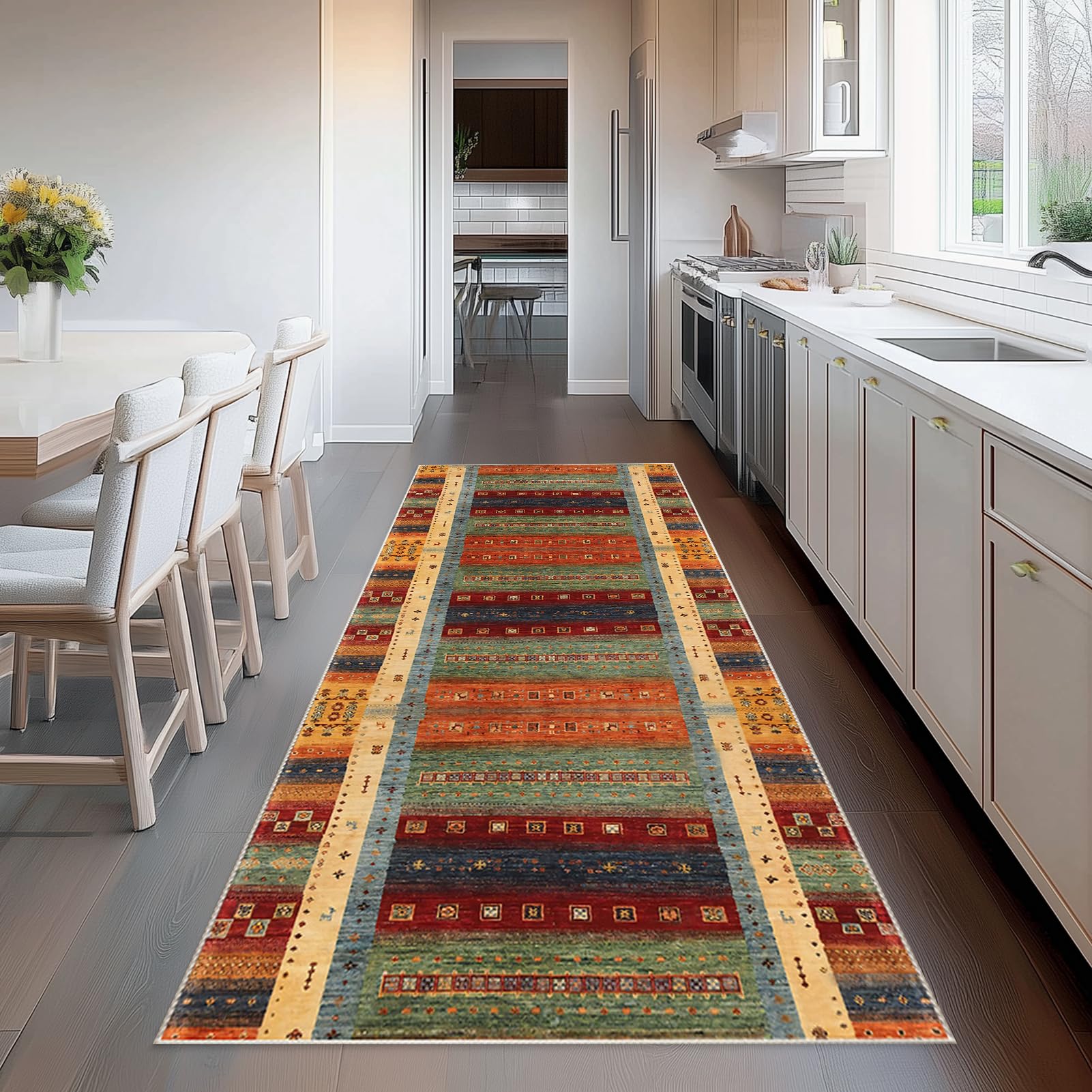 Długi korytarz dywan do korytarza, pralni, mata kuchenna, 70 x 120 cm chodnik, mata do prania w pralce, mata do wejścia, sypialni, schodów i łazienki