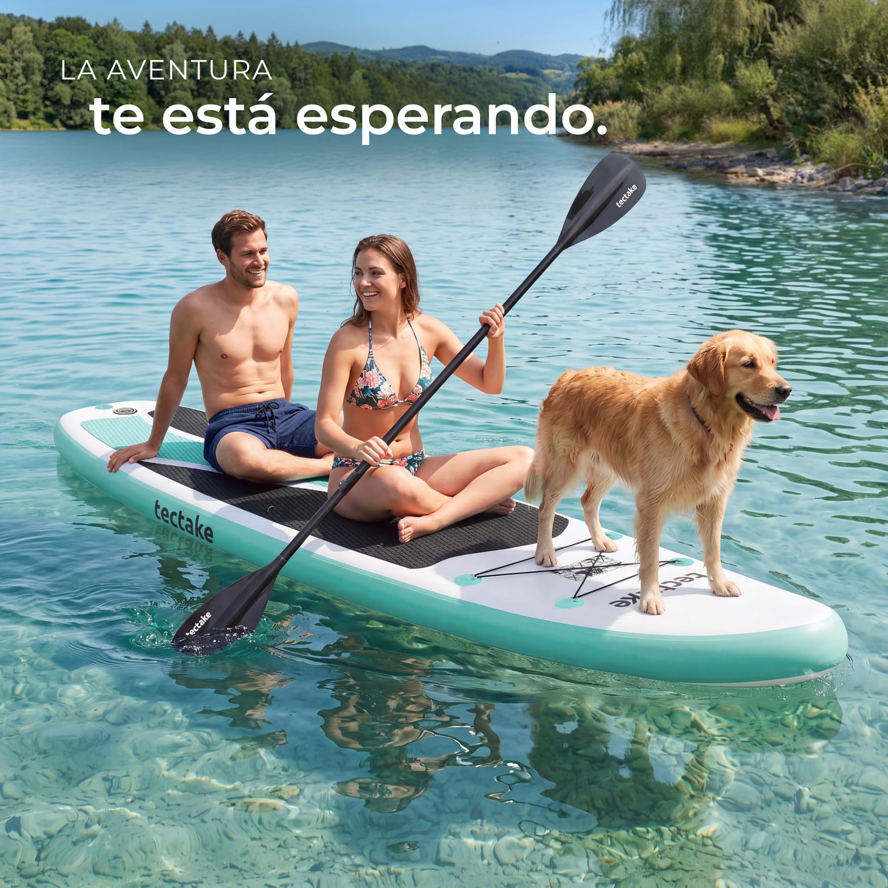 tectake® Tabla Sup Hinchable Kayak Convertible