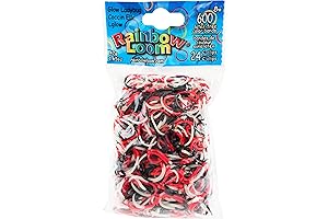 Glow-in-the-Dark Rainbow Loom Bands: Ladybug Glow