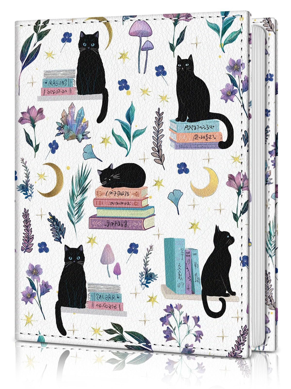 Photo Album 4x6, Small Picture Book Kawaii Black Cat Bookish