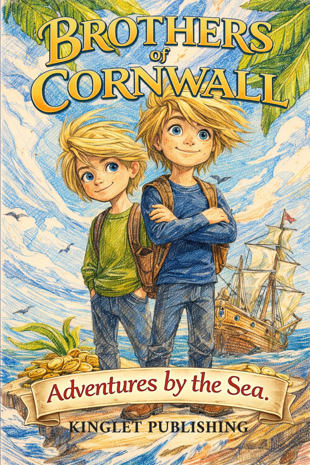 Brothers Of Cornwall - Adventures By The Sea: Kids story book of adventures, mysteries, wild storms and courageousness. Based in Cornwall