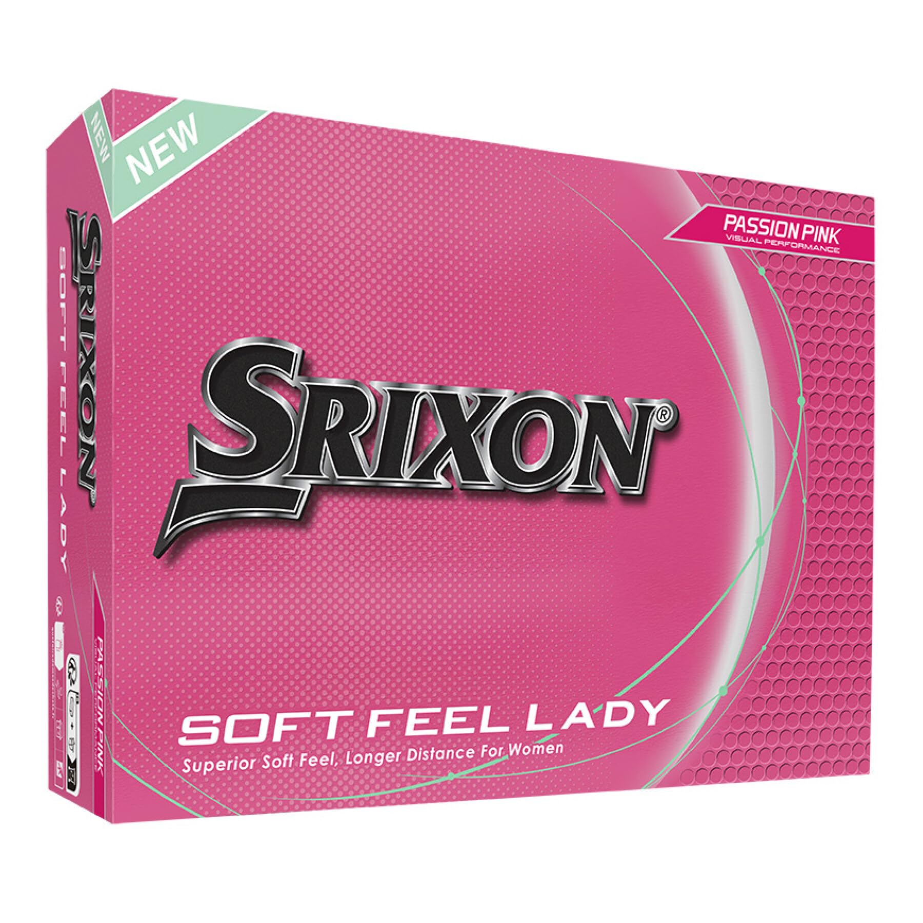 Srixon New Soft Feel Lady 2025, palline da golf