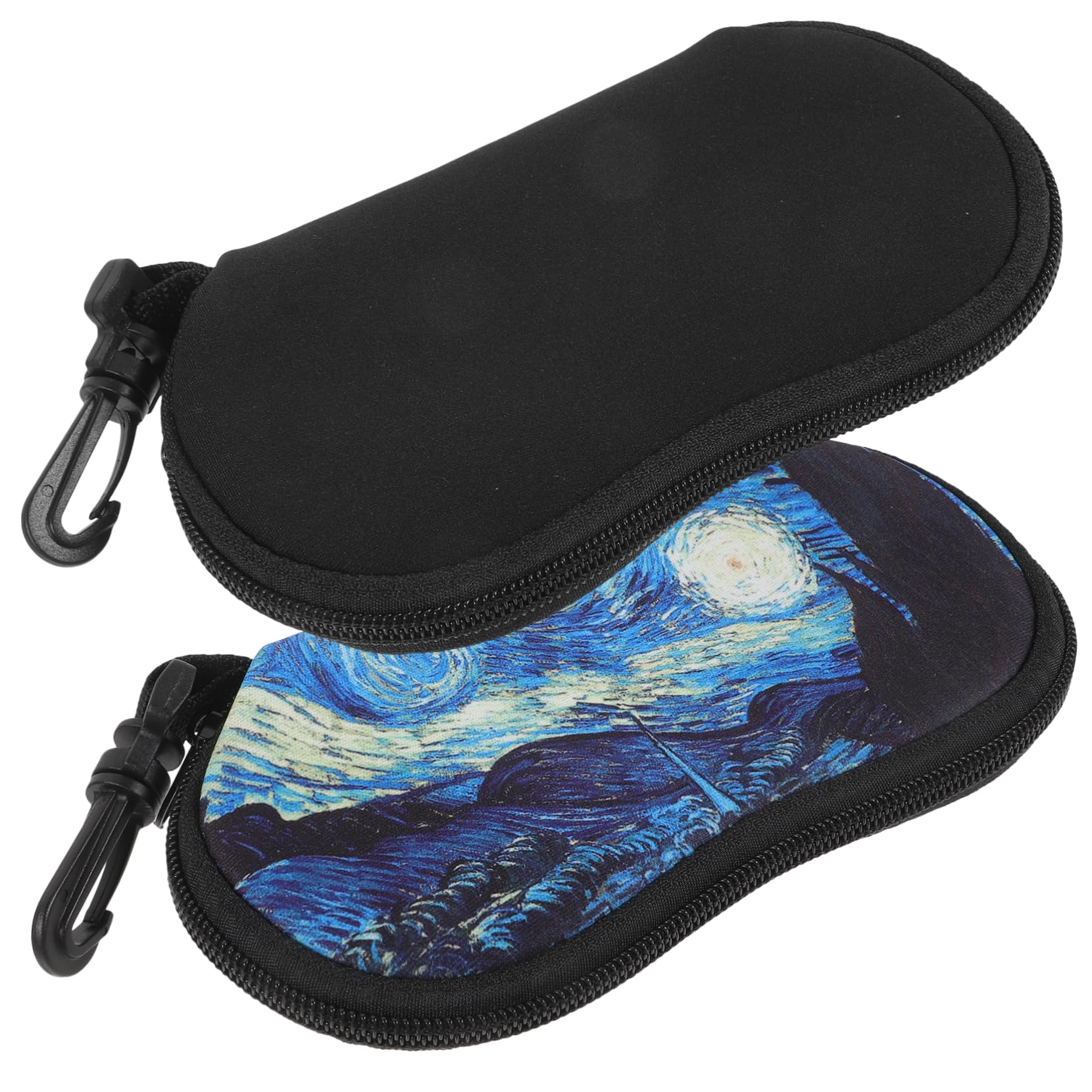 BESPORTBLE 5 Set Custodia Per Occhiali Portatile Con Cerniera Custodia Per Occhiali Da Sole Custodia Per Occhiali Polarizzati Custodia Per Occhiali Da Viaggio Organizer Per 2 pezzi*5