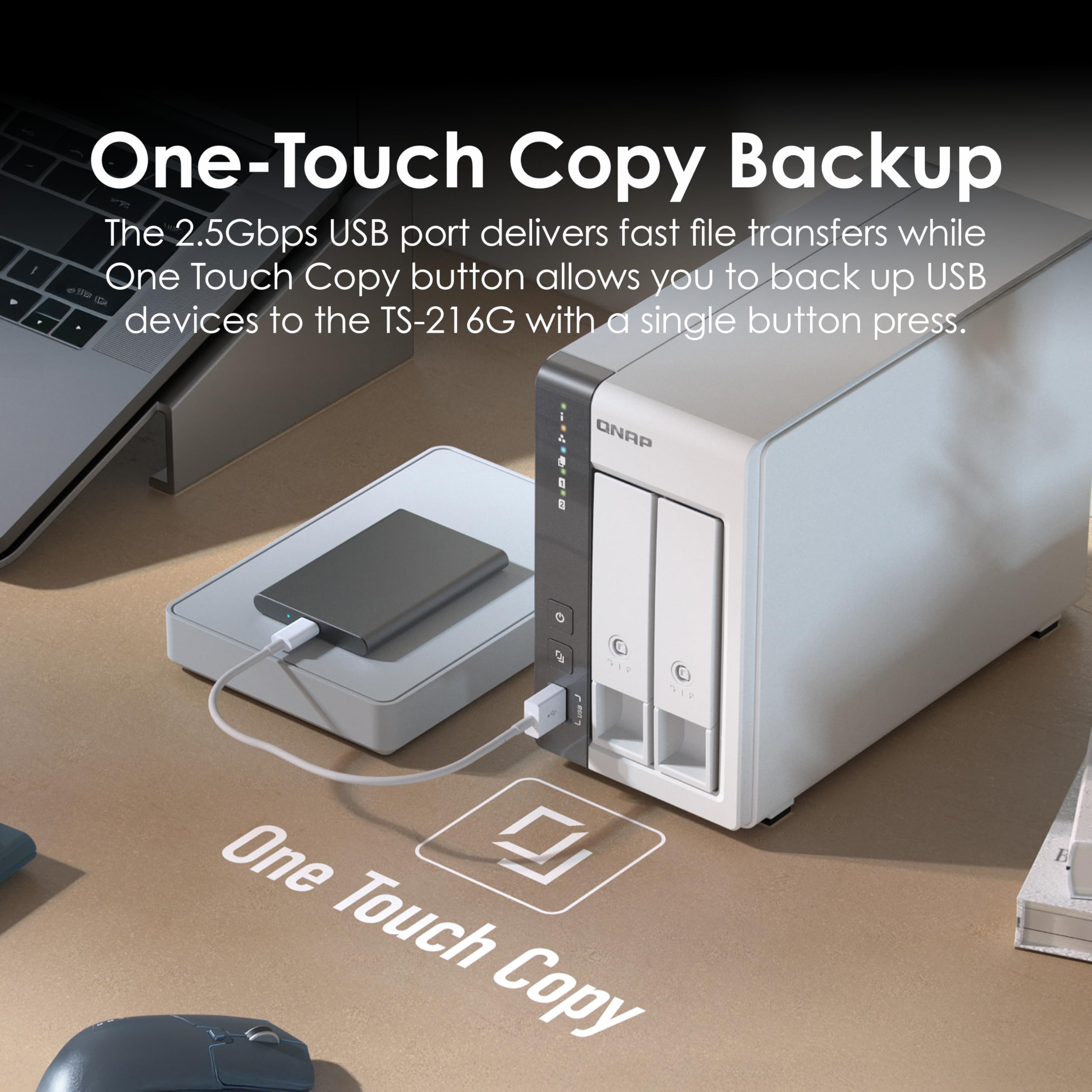 Amazon.com: QNAP TS-216G-US - The Most Affordable 2-Bay 2.5GbE