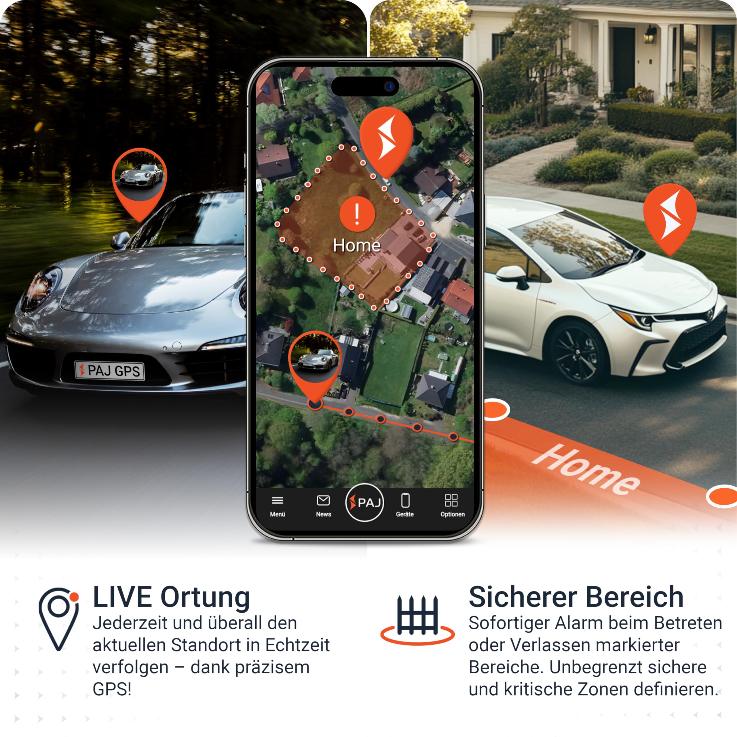 PAJ GPS - Power Finder 4G Langzeit GPS-Tracker, Power Finder von PAJ GPS, Ortung für Oldtimer, Auto, Fahrzeuge, Boote, Anhänger und mehr, inkl. Magnet-Befestigung, bis zu 90 Tage ohne Aufladen