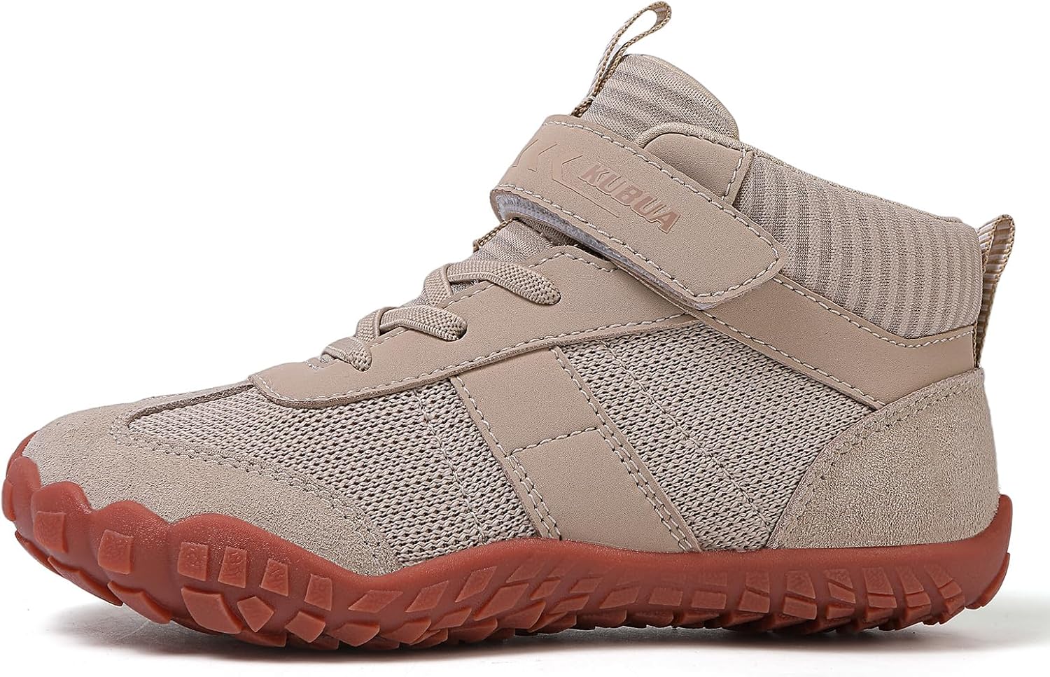 KUBUA Kids Barefoot Shoes Boys Girls High Top Minimalist Zero Drop Sneakers for Tennis Walking Hiking Athletic Little Big Kid - Image 4