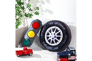 2 pcs Racing Pillow 15.7 Inch Creative 3D Simulation Car Room Decor