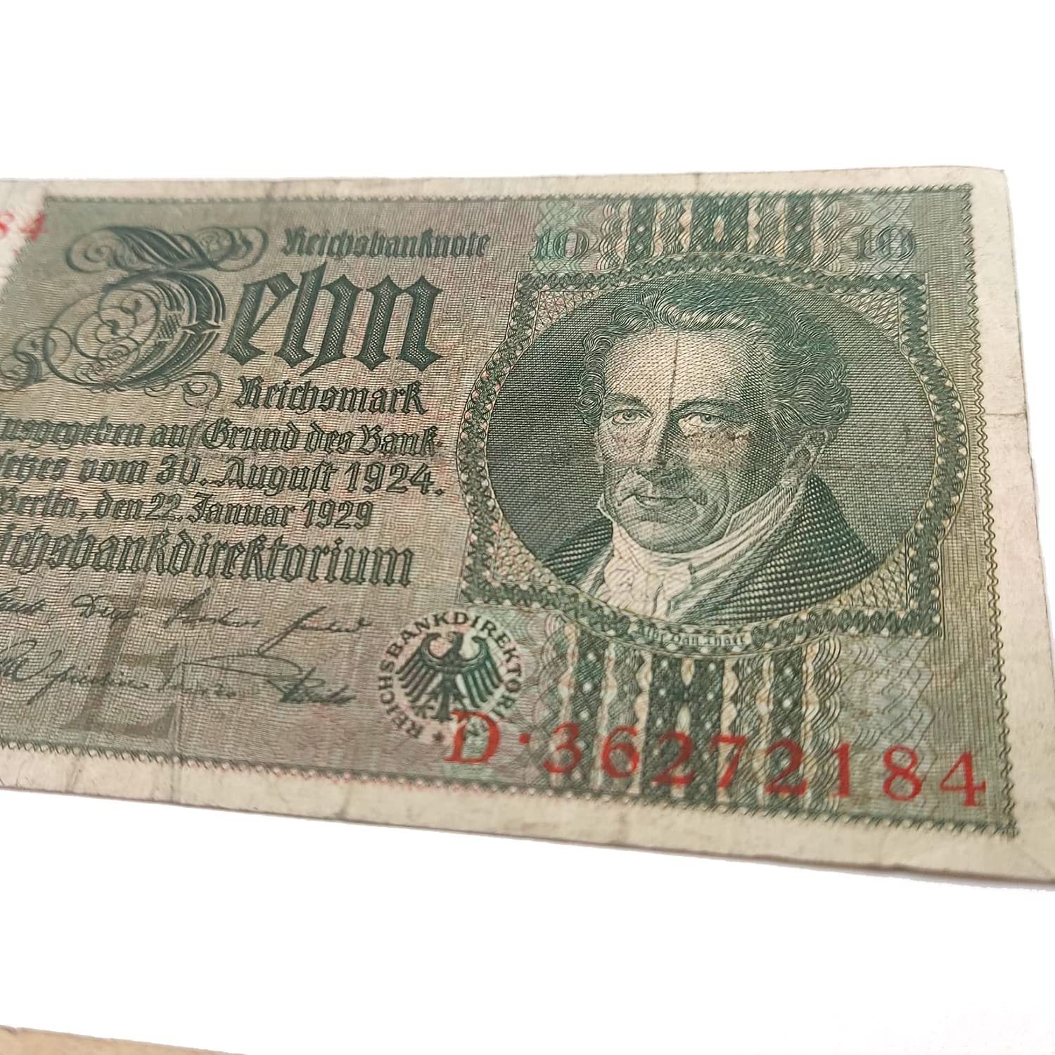 IMPACTO COLECCIONABLES | Collezione di 4 Banconote del Reichsmark Tedesco (1929-1935) | Testimoni della Seconda Guerra Mondiale e dell’economia dell’Epoca | Include Certificato di Autenticità