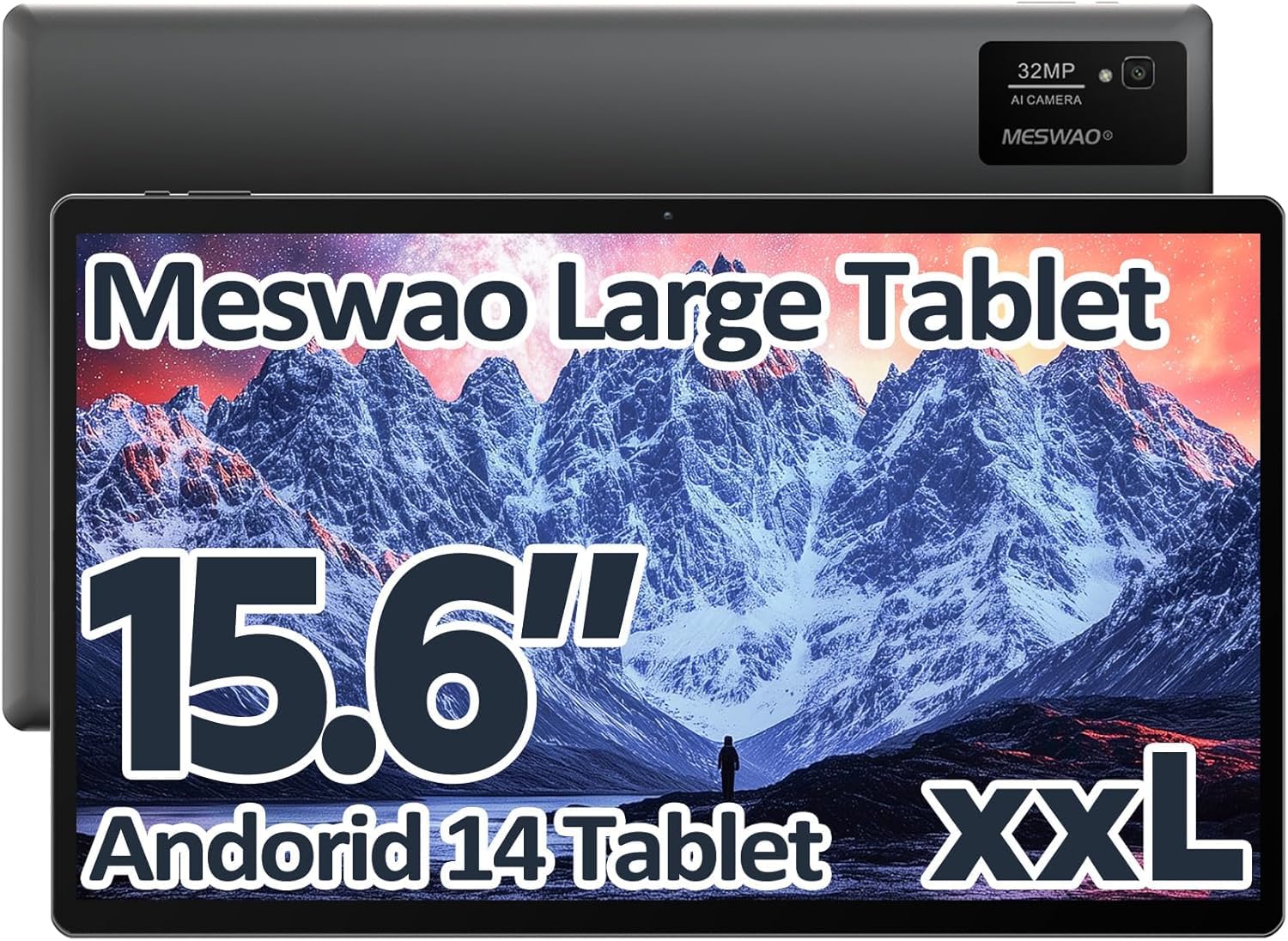 Amazon.co.jp: MESWAO Android 14 タブレット 15.6インチ 大画面