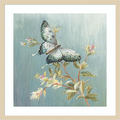 Miniatura 12 de Amanti Art Danhui Nai - Lienzo decorativo para pared, 36 x 36 pulgadas, detalle natural II azul por Danhui Nai, arte de pared de animales, Búho