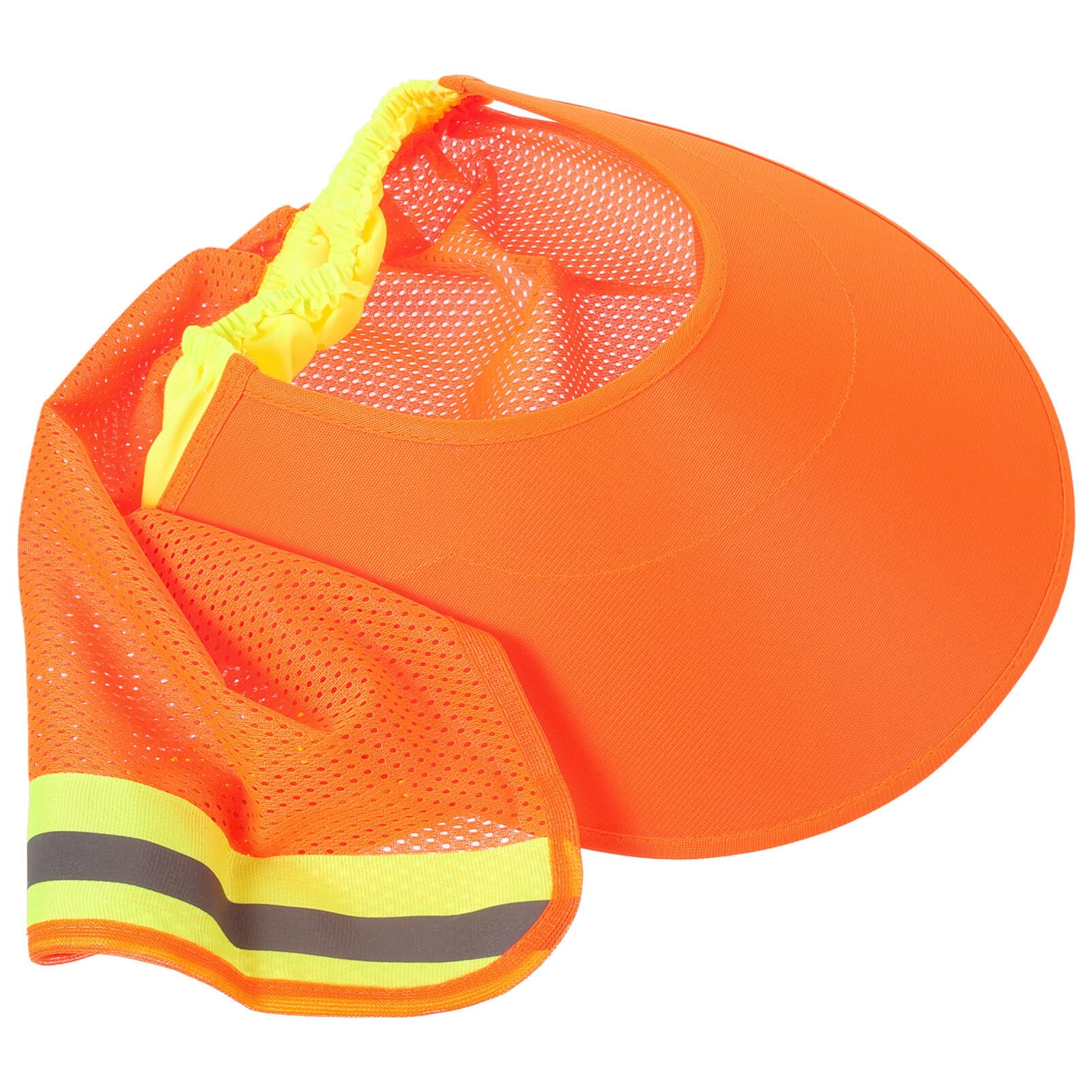 OSALADI Sombrero Duro Visera Solar y Protección Cuello Sombrero De Seguridad Sombreado Completo y Diseño Transpirable para Construcción para Ambientes Laborales