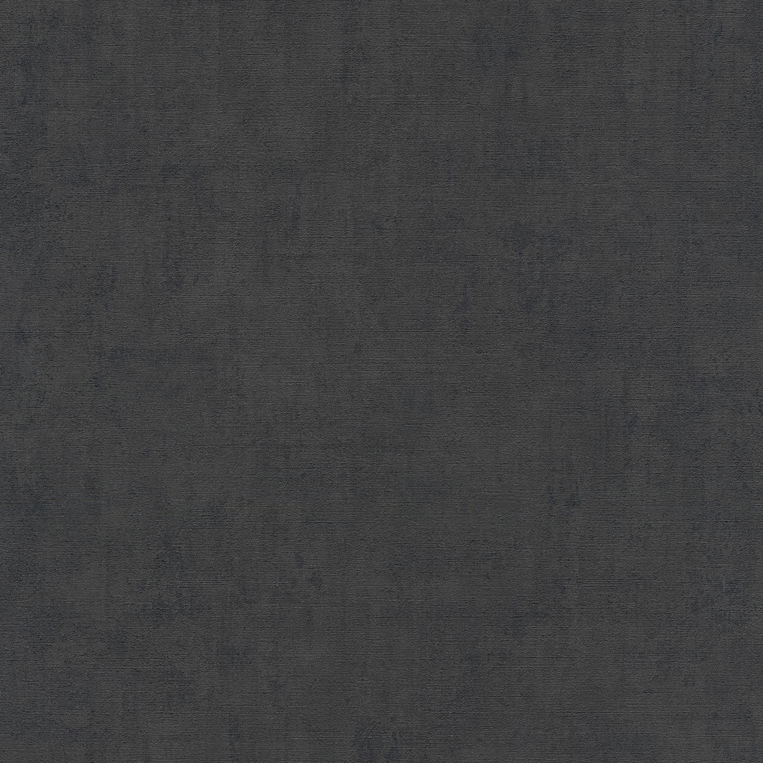 Papier peint intissé noir monocouleur 380251-GU revêtement mural 5m2