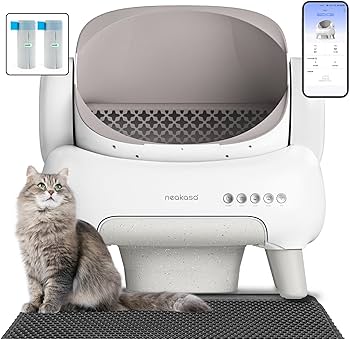 Amazon | Neakasa 全自動猫トイレ 開放式広々設計 完全密封消臭 専用