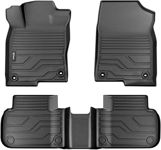KARPAL Floor Mats for Honda Civic 2022-2025 Sedan Hatchback Si (Include Sport), 2nd Row with & w/o USB Port, for Acura Integra 2023-2025, TPE All Weather Protection Car Floor Liners Civic Accessories