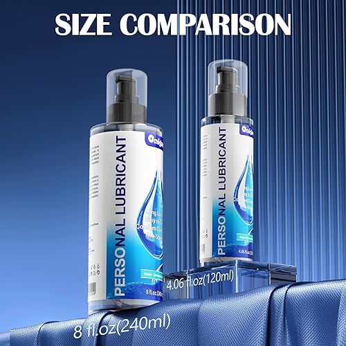 Miniatura 9 de Lubricante a base de agua, lubricante personal que ayuda a mejorar la intimidad para el placer sexual de larga duración para mujeres, hombres y