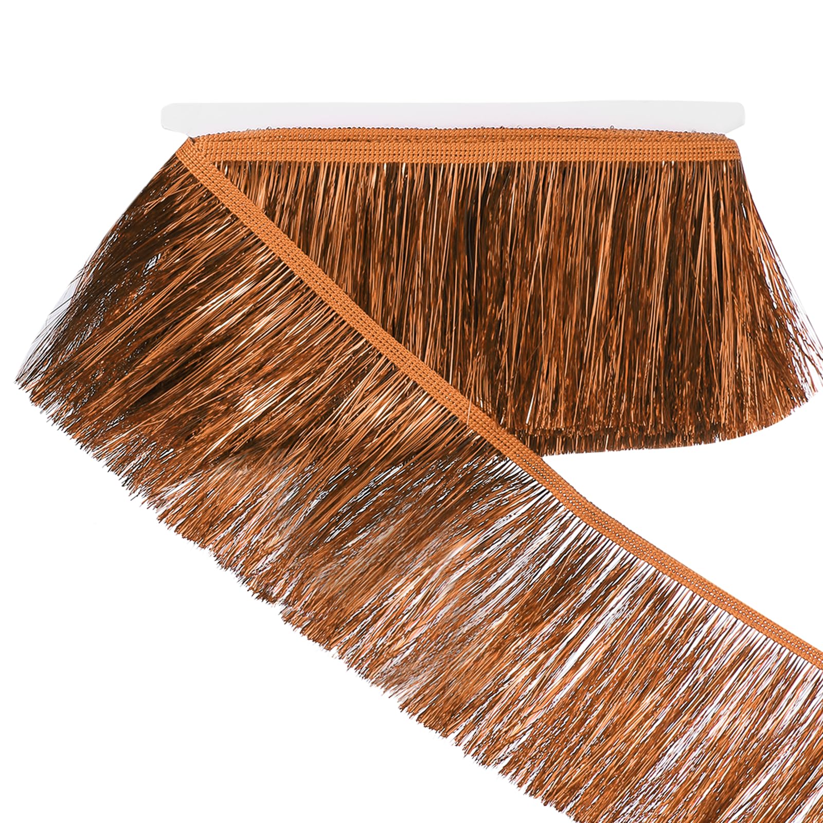 Franges métalliques pour bricolage de luxe et finitions haut de gamme de vêtement bronze