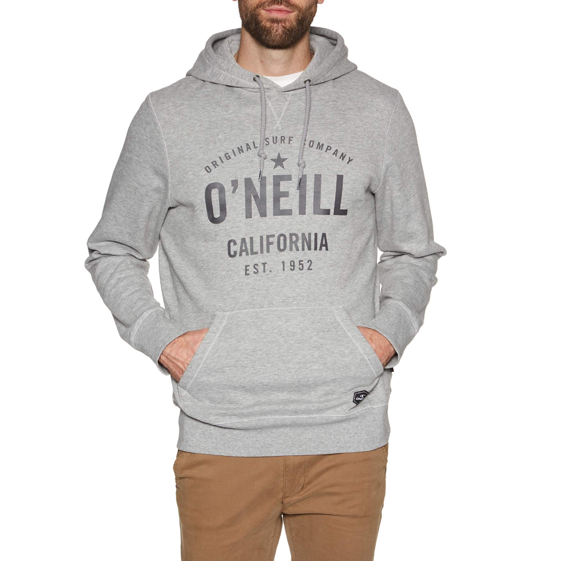 O'Neill LM Piru Men's Hoodie,Silver Melee,XS