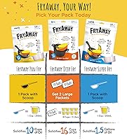 Vista 8 de FryAway Super Fry - Polvo solidificador de aceite de cocina, 100% a base de plantas, 1 cuchara = 1 taza de aceite