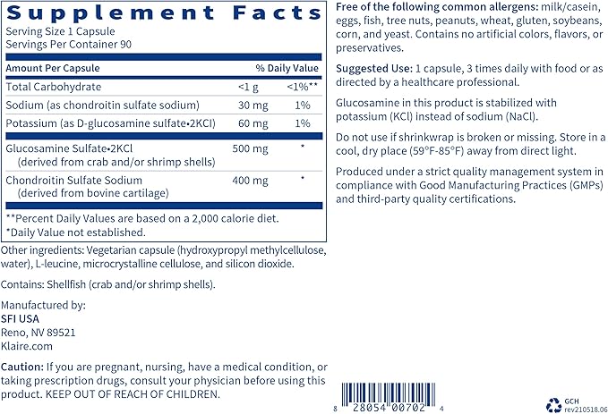 Glucosamine/Chondroitin
