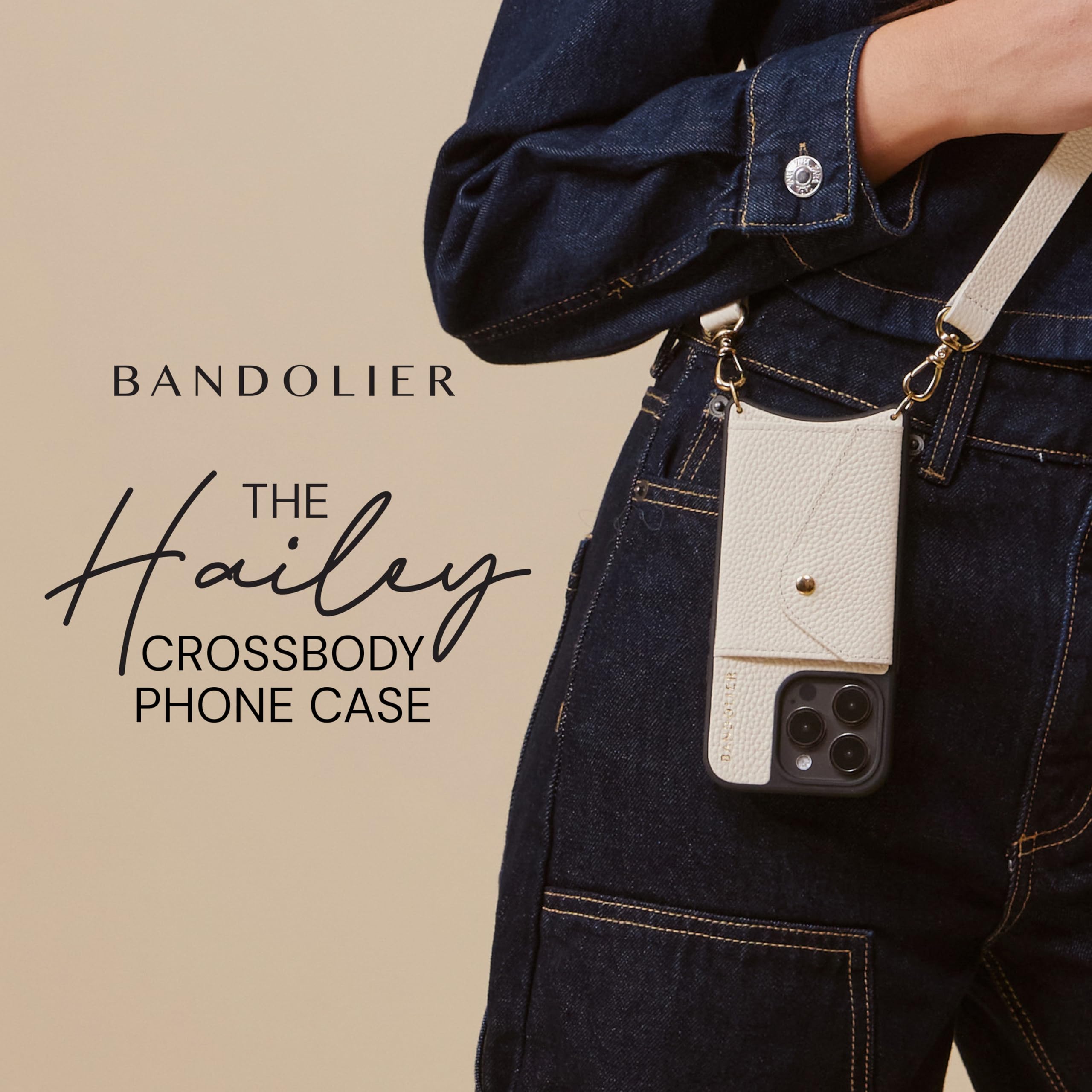 Amazon.com: Bandolier Hailey Crossbody Wallet Phone Case for