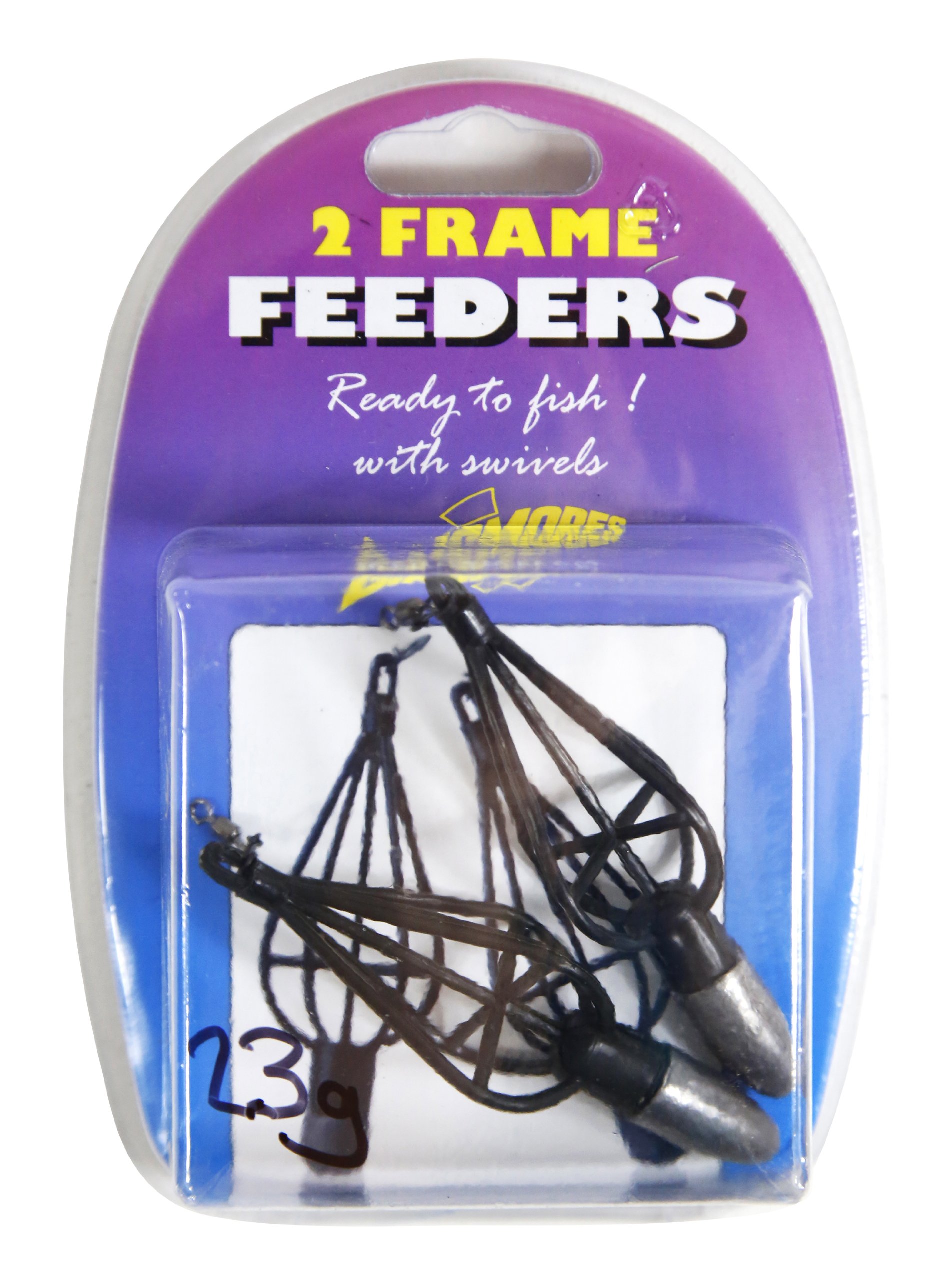 DinsmoresLarge Frame Feeder (Pack of 2) - Black, 23 g