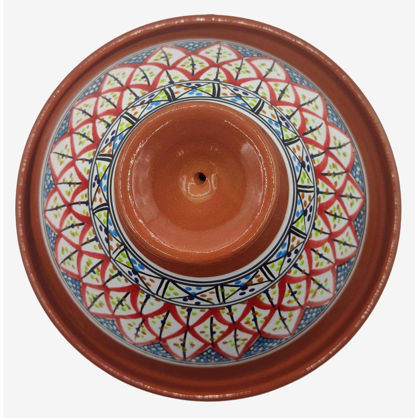 Tajine in Terracotta XL 32cm – Autentica Pentola Etnica Marocchina/Tunisina con Ebook Gratuito 2910201103
