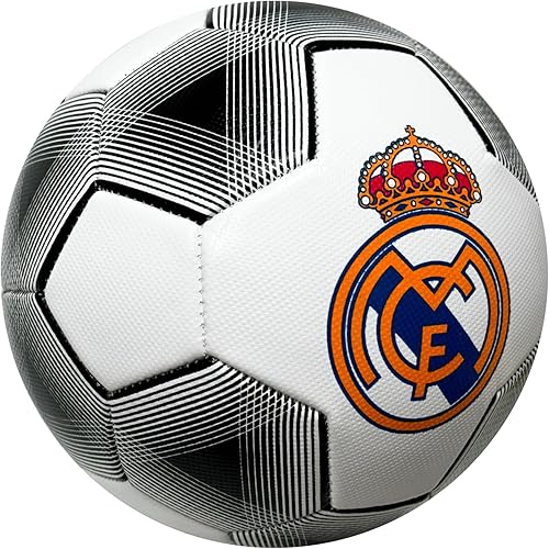 Miniatura 6 de Icon Sports Balón de fútbol del Real Madrid, para todas las edades, tallas 2,4 y 5, con licencia R. Madrid Ball