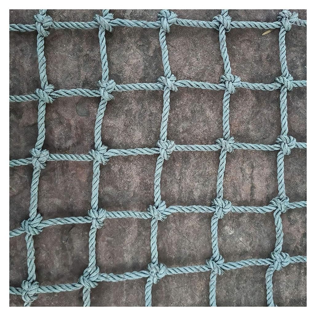 Szpllzy 16Mm-14Cm Children's Polyamide Climbing Frame Net, Strong Rope Netting Climbing Cargo Net, Plant Support Network, For Kids Training Equipment(,1X2m/3.3X6.6ft)