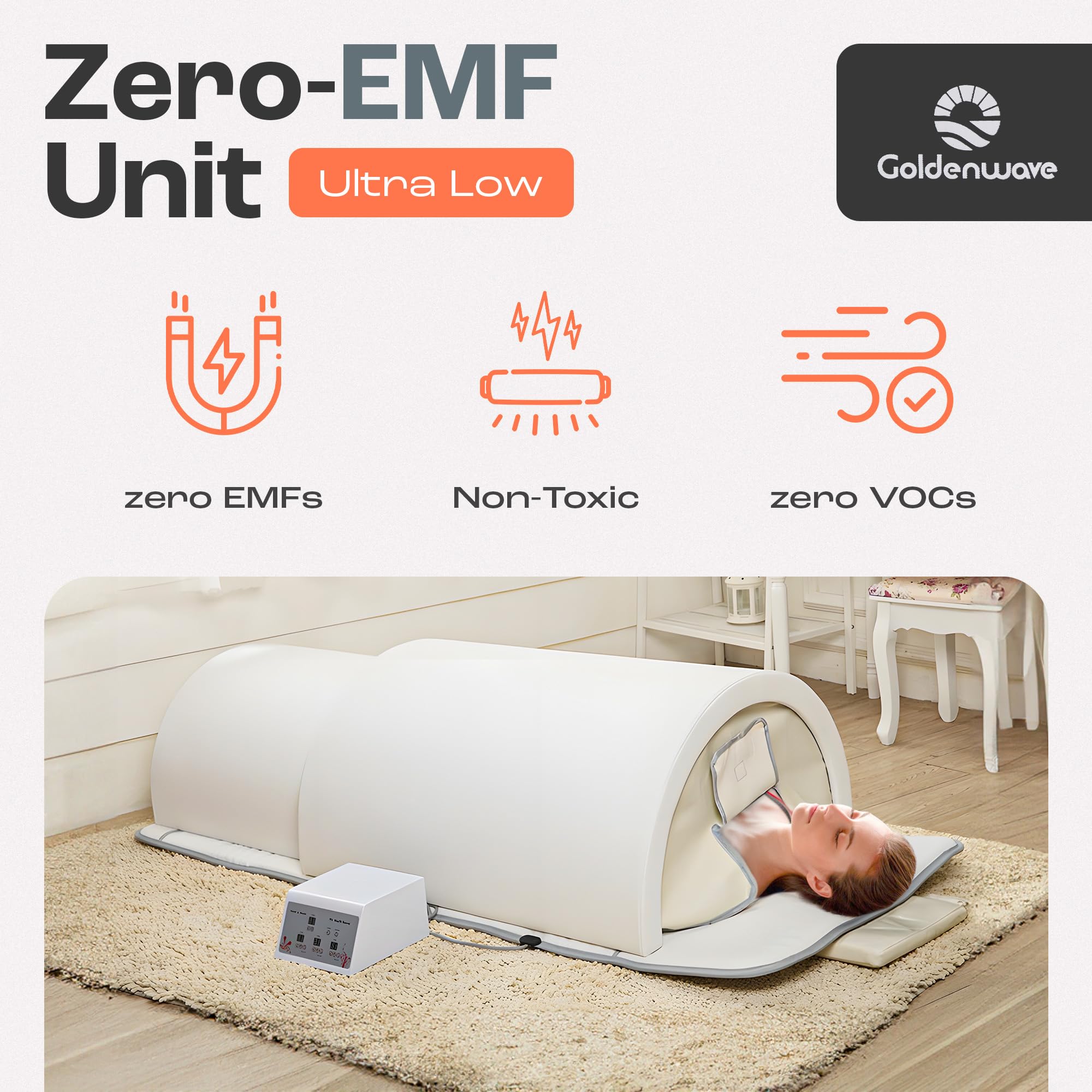 Amazon.com : Golden Wave Far Infrared Sauna Dome - 1300W Personal