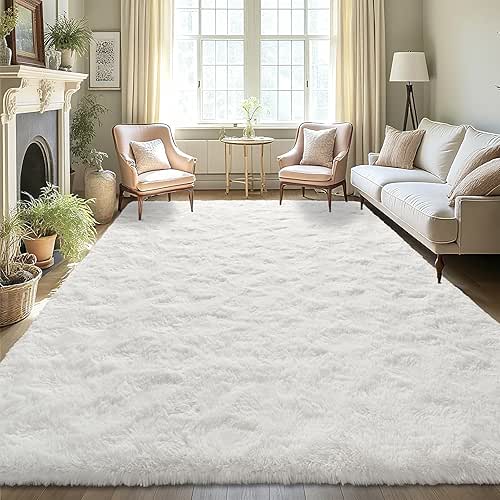 LOCHAS Ultra Soft Indoor Modern Area Rugs Fluffy Living Room