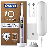 Oral-B Spazzolino Elettrico Ricaricabile iO 9 Rosa, 3 Testine Di Ricambio