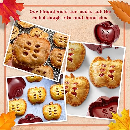 Miniatura 4 de Molde para pastel de mano, mini prensatelas de bolsillo, molde para pastel de otoño, molde para hacer pasteles de otoño, herramienta de molde de