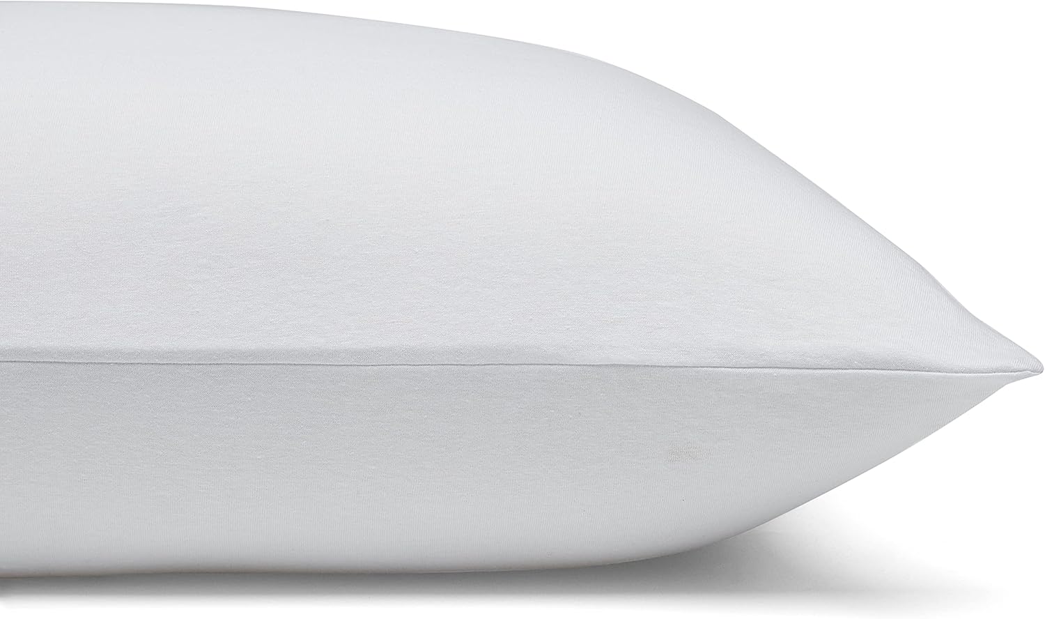  Basics Cotton Jersey Blend Bed Sheet Set - Queen, White : Home & Kitchen