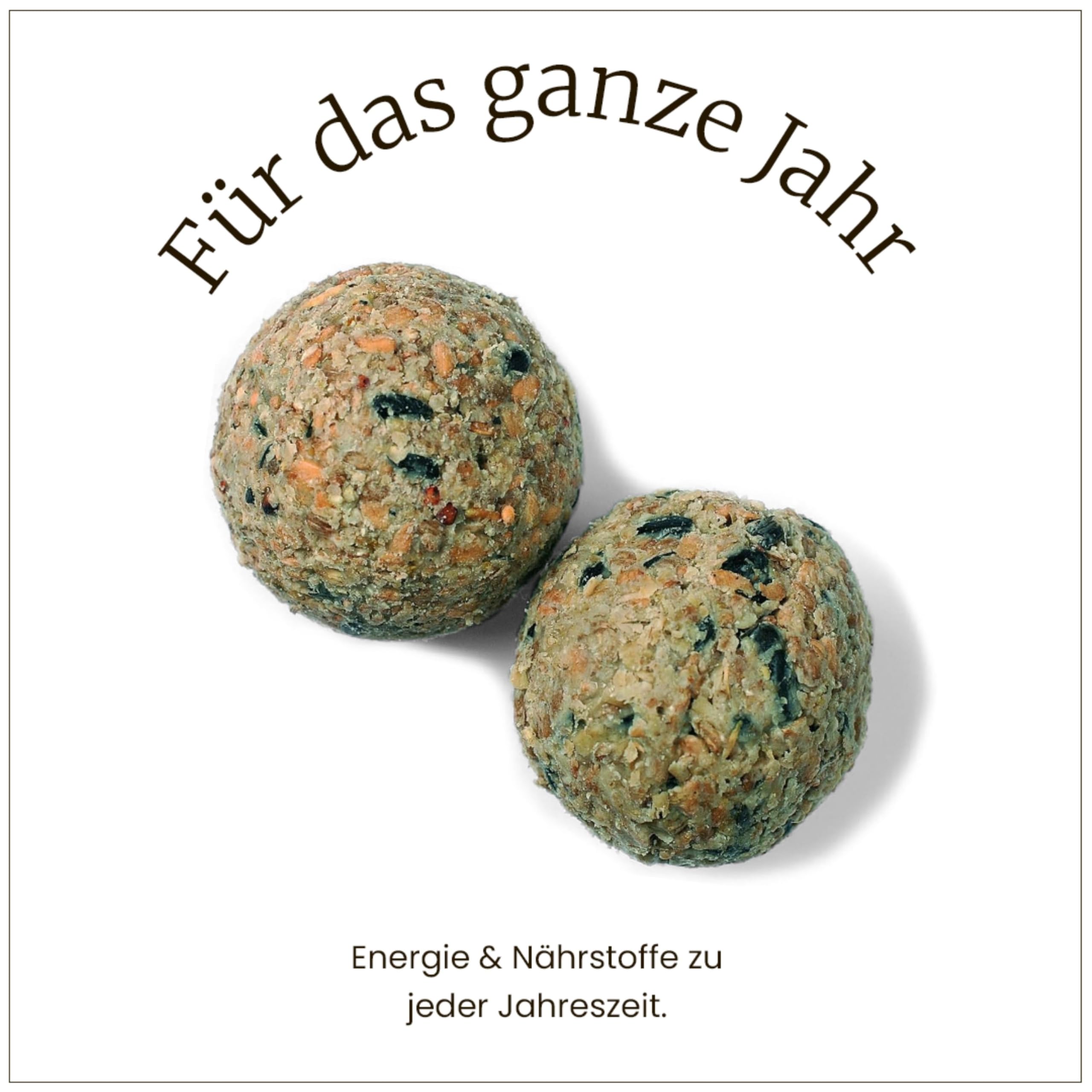 Erdtmanns Meisenknödel ohne Netz 150 Stück (13,2 kg Netto) – Wildvogelfutter im Karton – Umweltfreundliche Knödel - ganzjährige Fütterung – Meisen, Finken & Singvögel