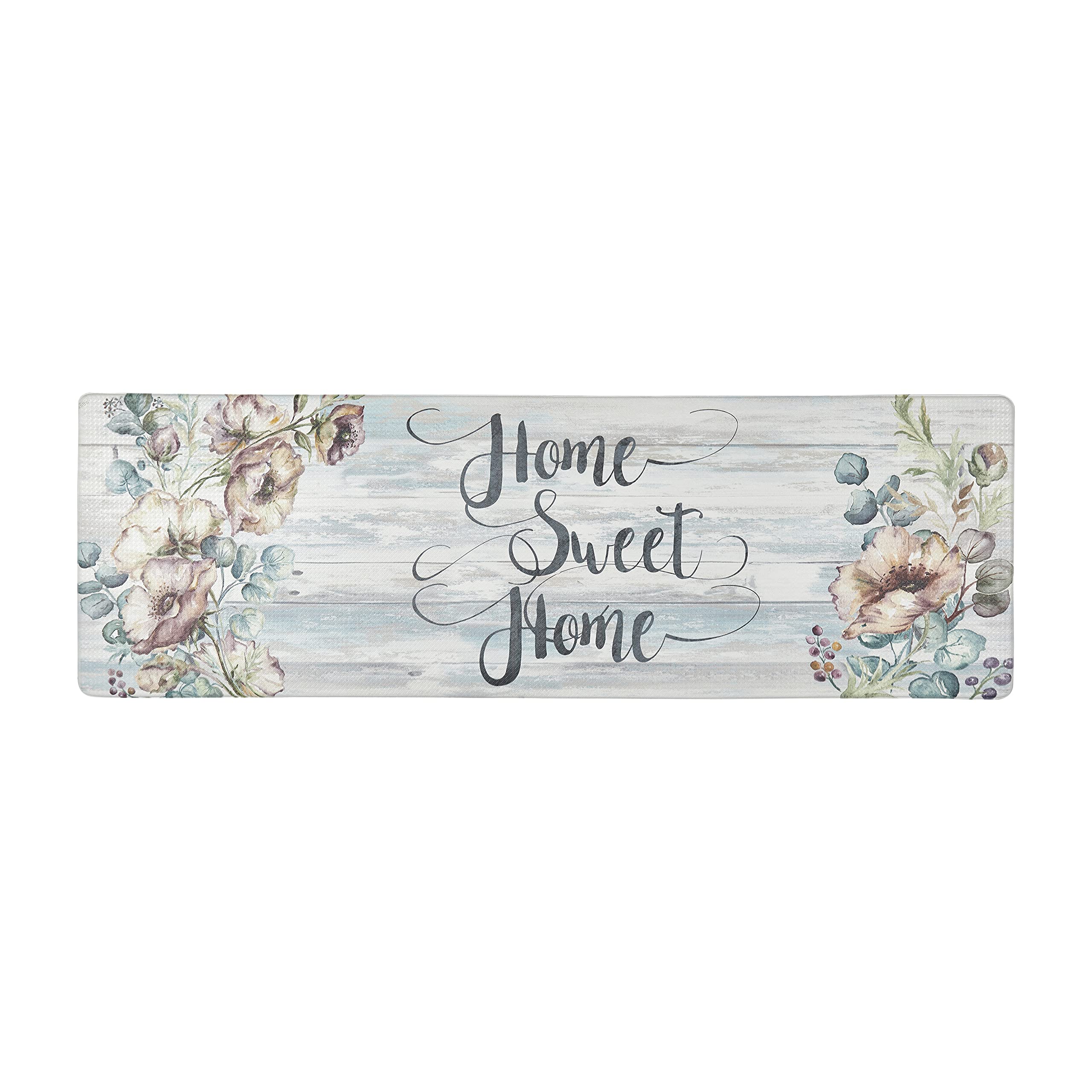 SoHome Cozy Living Anti Fatigue Kitchen Mat for Floor, Floral Themed