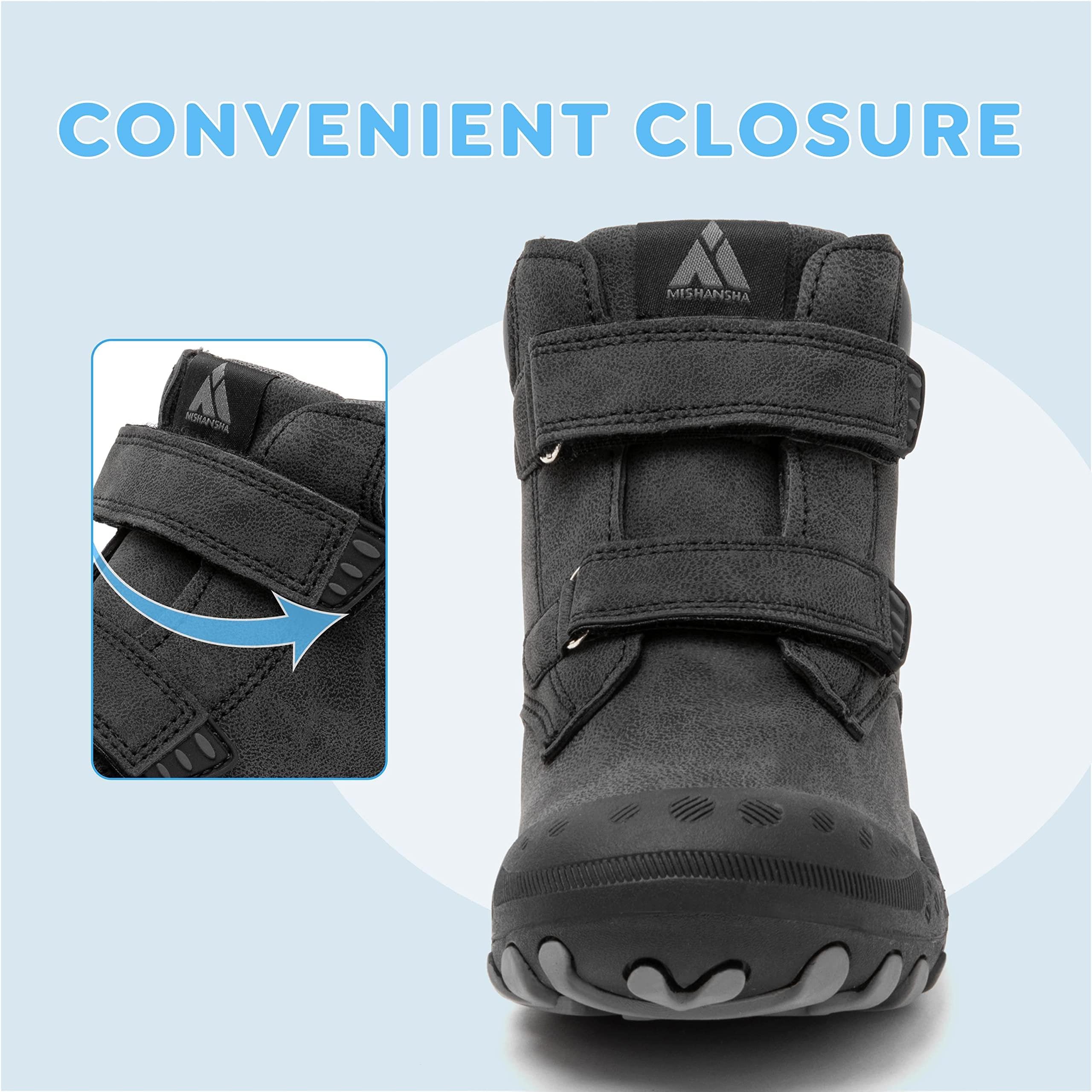 Mishansha Zapatillas de Senderismo para Niños Antideslizante Niños Niñas Botas de Trekking Ligeras Deportivas Tallas 24-38 EU