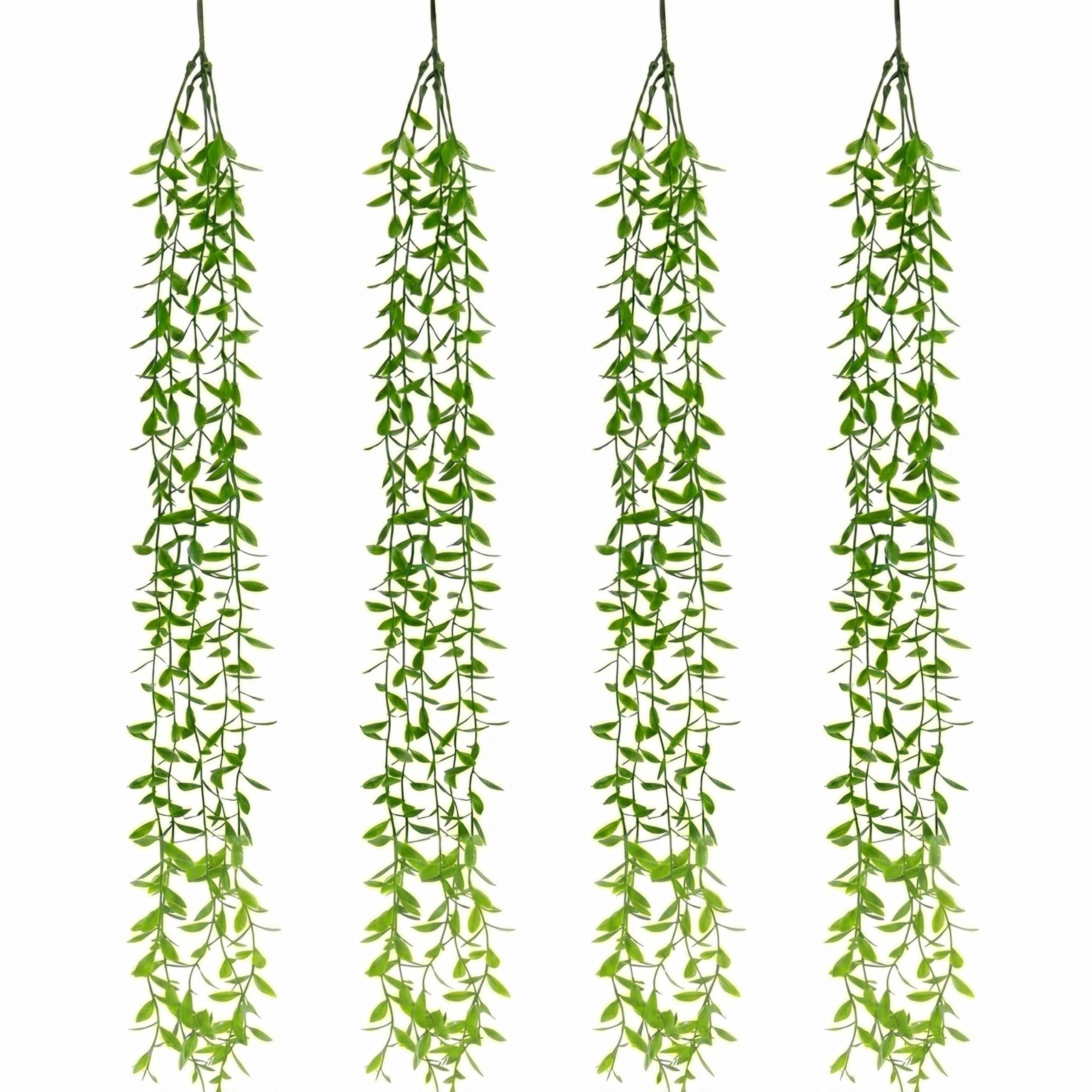 Dekorly Eucalyptus Vine with Daisy Flowers - 2 Pack -18