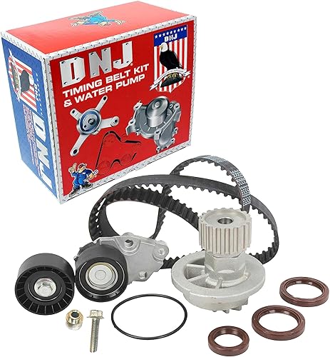 DNJ TBK325WP Kit de correa de distribución con bomba de agua para Chevrolet Aveo Aveo5 2004-2008 1.6L L4 16V DOHC 1598cc