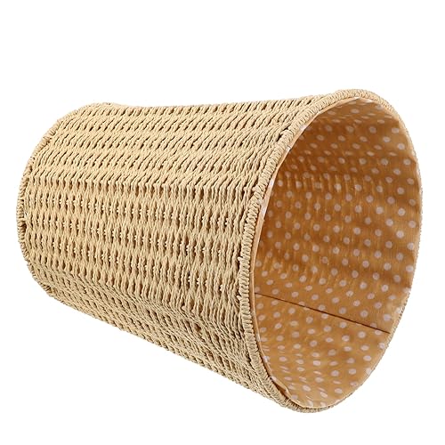 STOBAZA Cesta de basura de paja para tejer papeleras pequeñas cestas decorativas de cocina residuos de frutas cesta de almacenamiento de frutas de