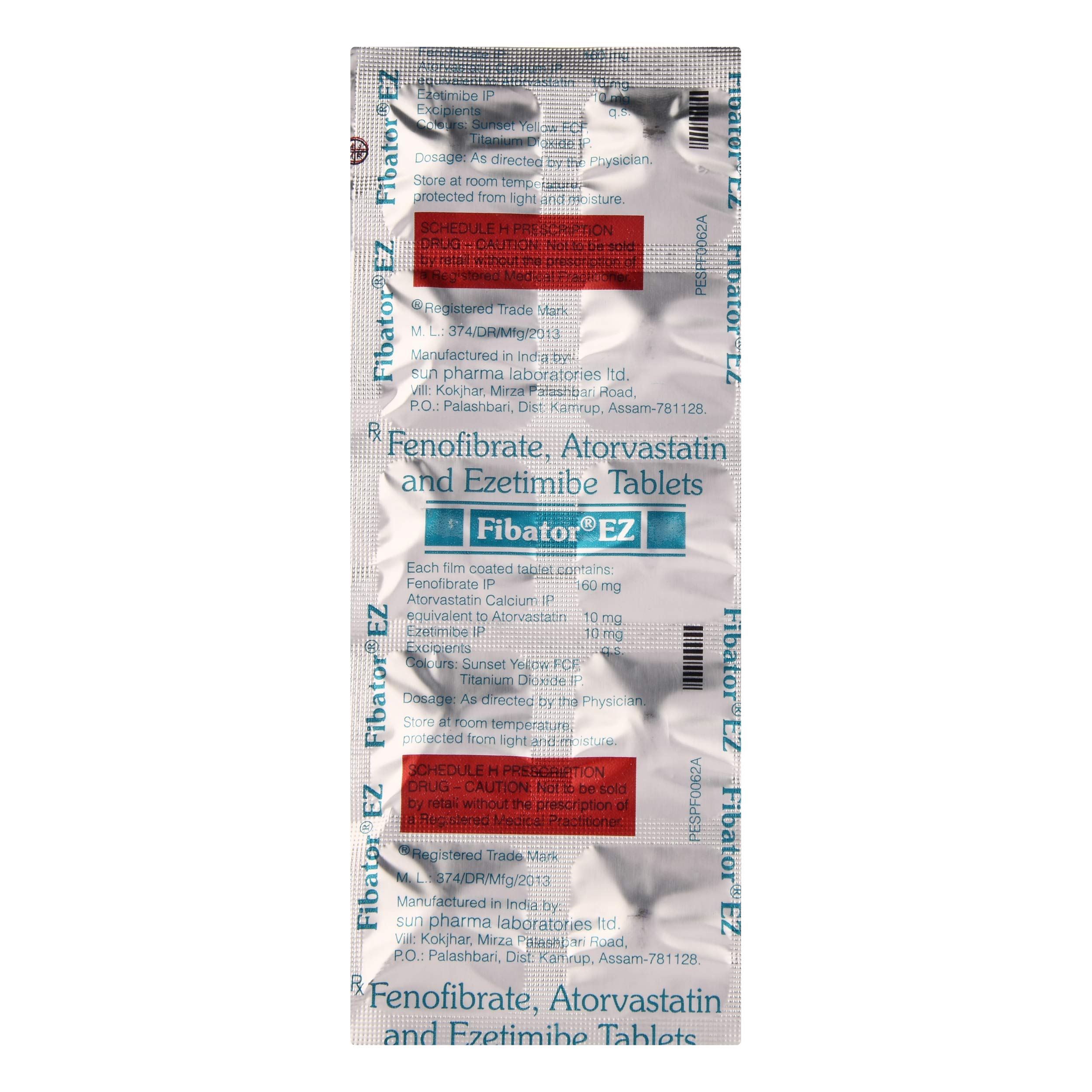 Fibator EZ - Strip of 10 Tablets