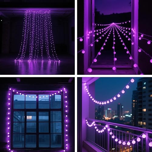 Miniatura 4 de Bombillas LED de color púrpura oscuro rosado 1 vatio de bajo lúmen, luz nocturna de 10 vatios equivalente, base media E26E27, iluminación de