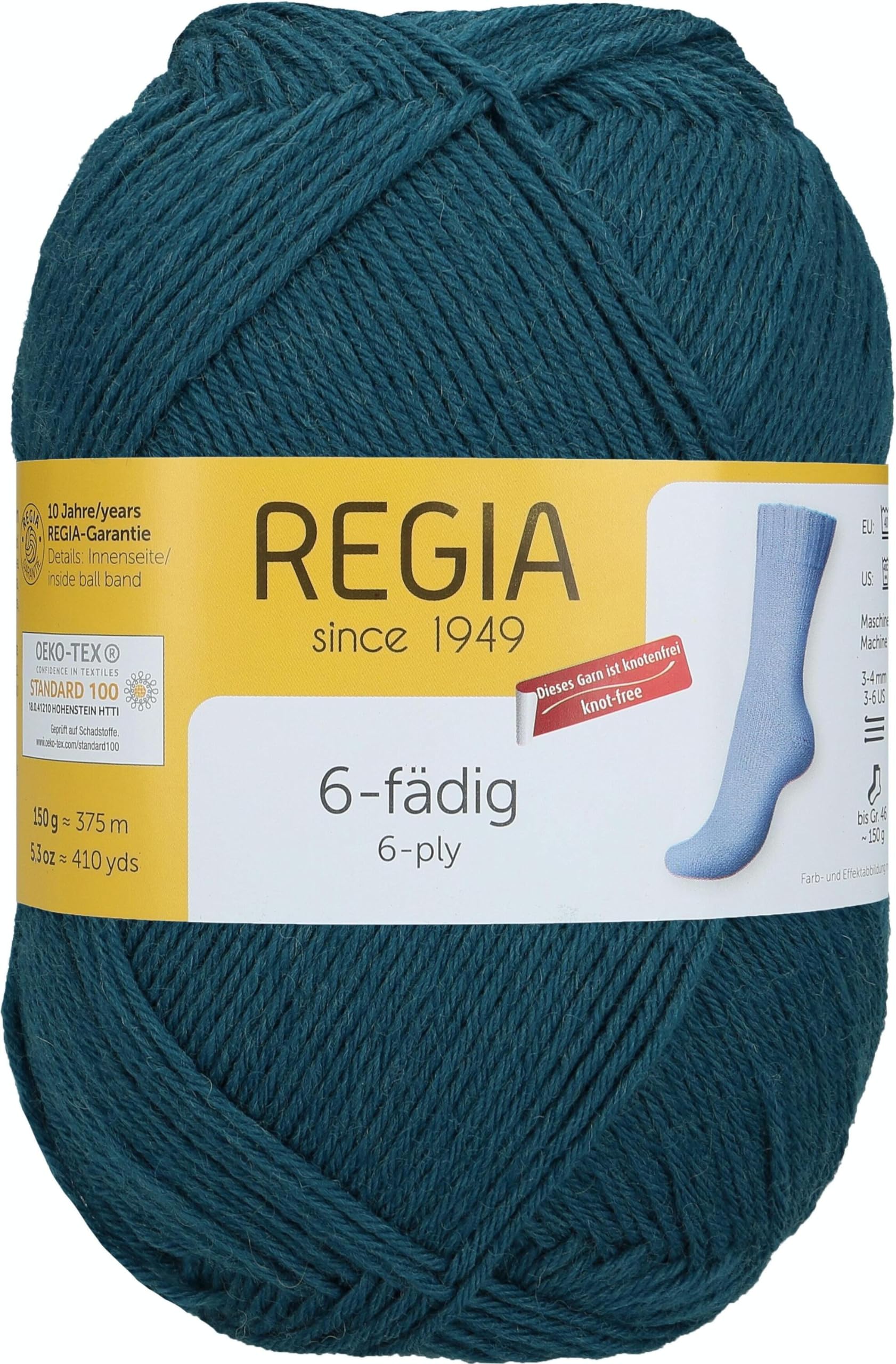 Regia Petrol Schachenmayr 6-Ply Plain 150 G Hand Knitting Yarn