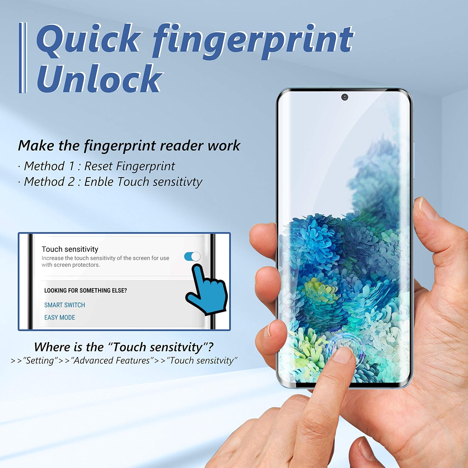 [2+2 Pack] UniqueMe Screen Protector and Camera Lens Protector for Samsung Galaxy S20 Plus Tempered Glass,3D Full Coverage Film HD [Alignment Frame Easy Installation ] Edge to Edge Full Protection
